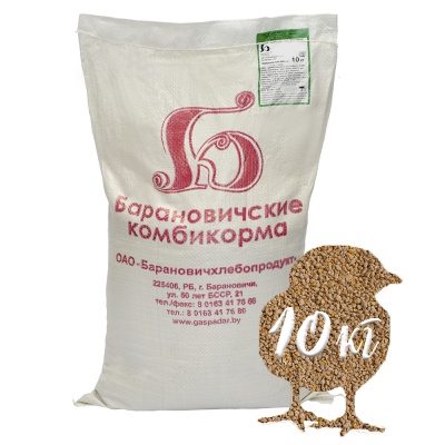 Полноценный комбикорм ПК-2-1, 10 кг