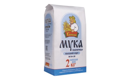 Мука пшеничная высшего сорта М 54-28, 2/50 кг